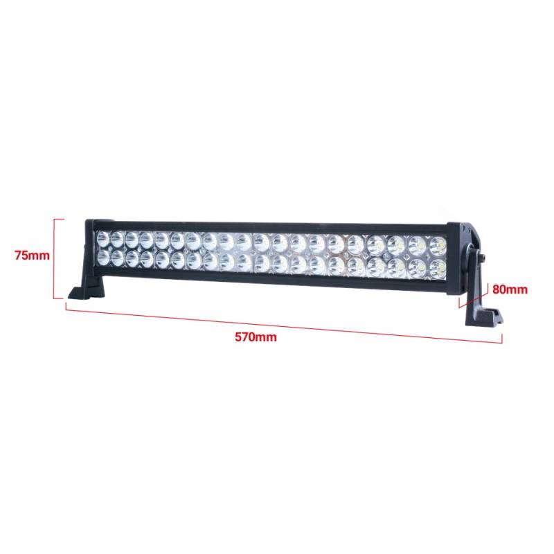 LED bar 4x4, all-terrain 120W, 8000lm - Closed Angle