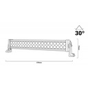 LED bar 4x4, all-terrain 120W, 8000lm - Closed Angle