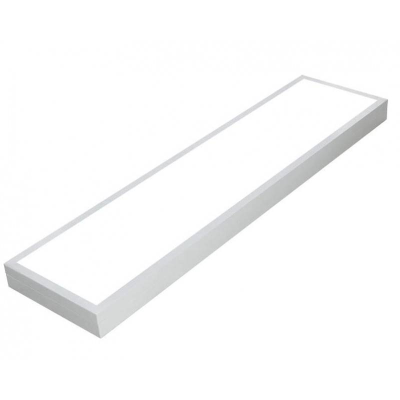 Slim surface LED panel 120X30 cm - Driver Philips - 44W - UGR19 - With mounting KIT