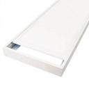 Slim surface LED panel 120X30 cm - Driver Philips - 44W - UGR19 - With mounting KIT