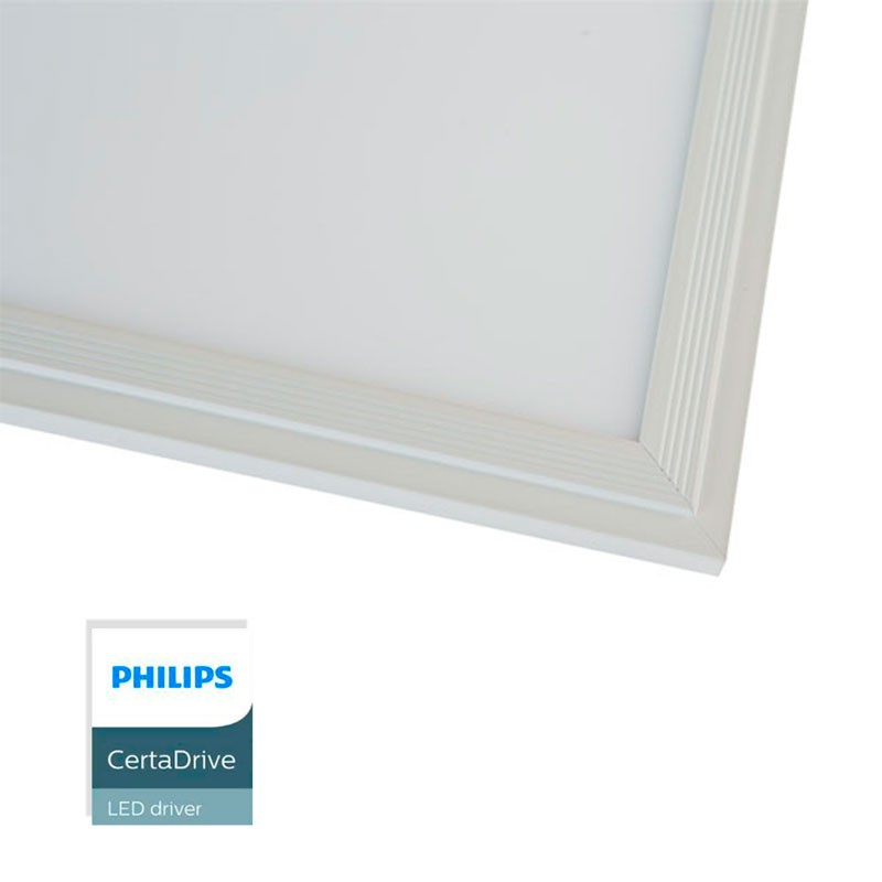 Slim surface LED panel 120X60cm - PHILIPS Driver - 72W - UGR19 - With mounting KIT