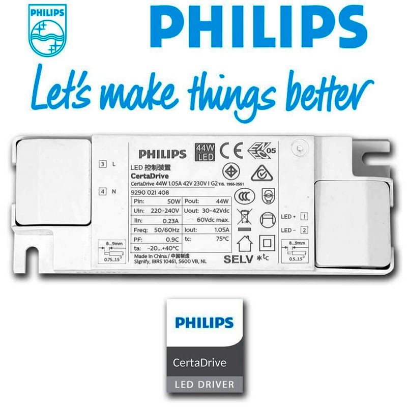 Slim surface LED panel 120X60cm - PHILIPS Driver - 72W - UGR19 - With mounting KIT