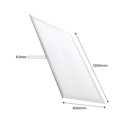 Slim surface LED panel 120X60cm - PHILIPS Driver - 72W - UGR19 - With mounting KIT