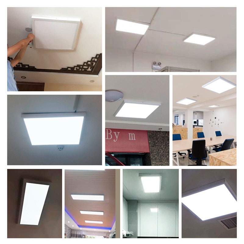60X60 cm slim surface LED panel - PHILIPS Driver - 44W - UGR19 - with mounting KIT