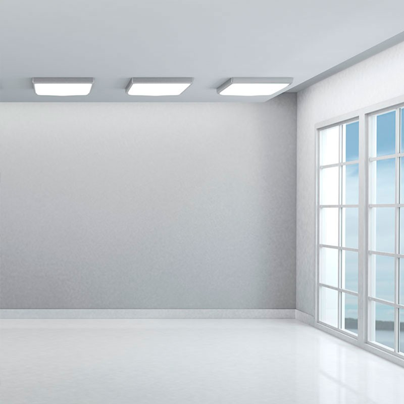 LED slim CCT surface panel 60 x 60- Dimmable with remote control - 40W - With mounting KIT