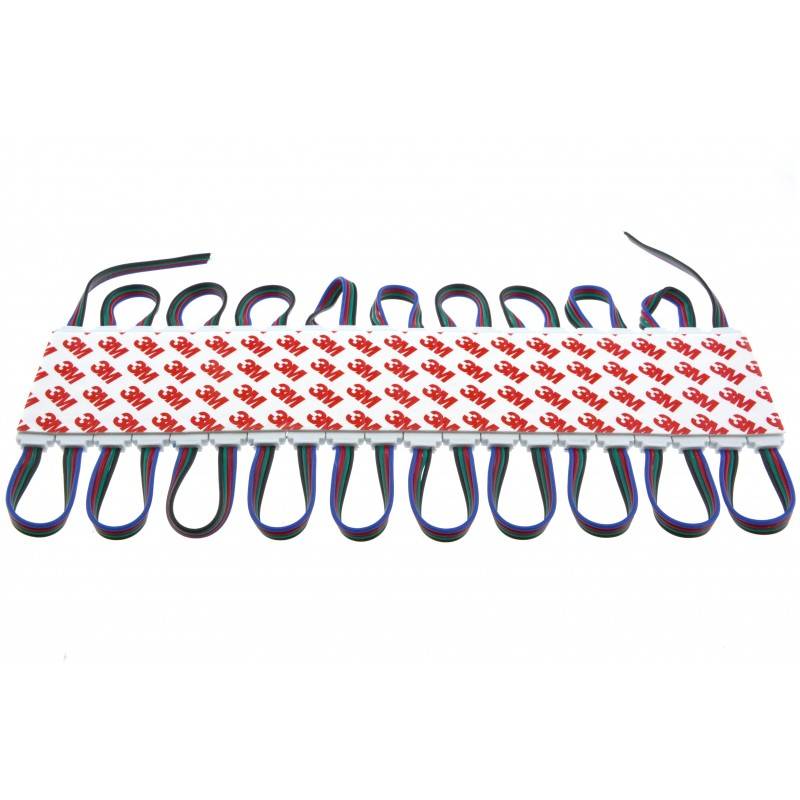 RGB LED modules for signage 0.72W 12V-DC IP65 140º.