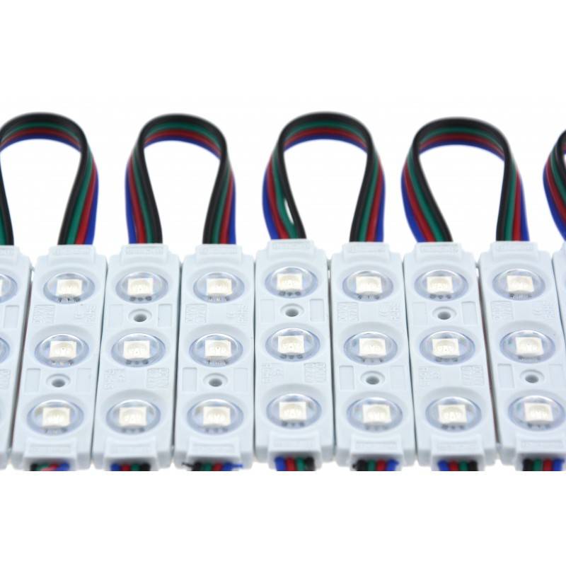 RGB LED modules for signage 0.72W 12V-DC IP65 140º.