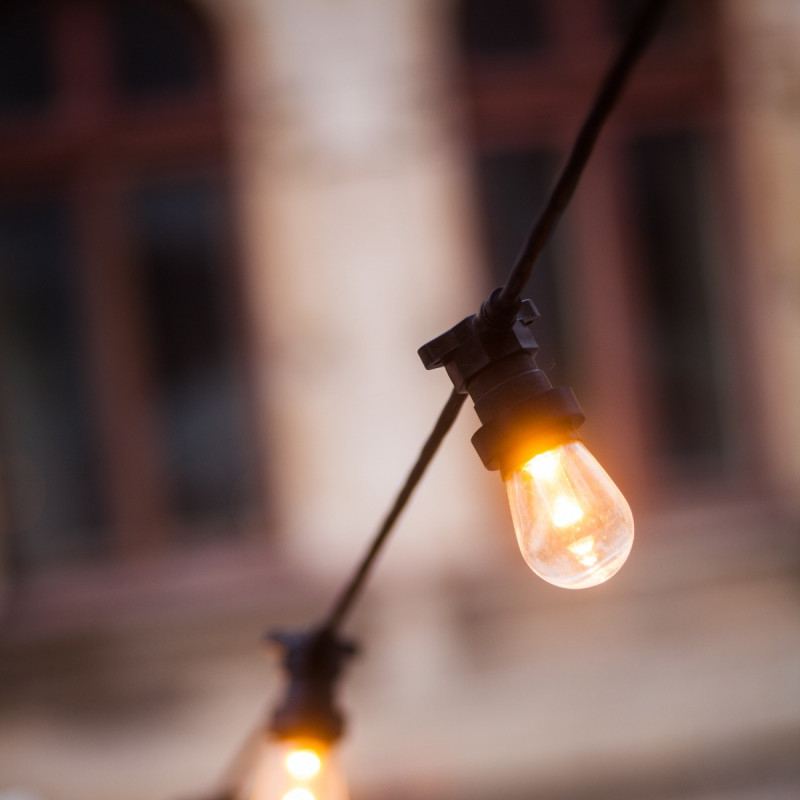 Retro Vintage spherical bulb E27 G45 4W filament bulb