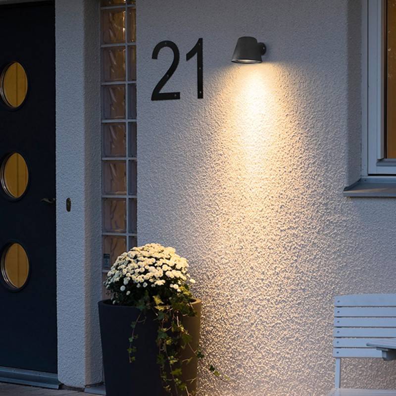 ALBA" LED outdoor wall light - GU10 5W bulb included