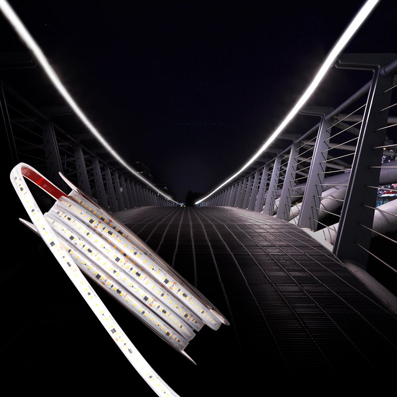 LED Strip 220V - 300W (2400xSMD2835) - 12mm - Outdoor use: IP67 - 20 meter roll