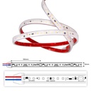 LED Strip 220V - 300W (2400xSMD2835) - 12mm - Outdoor use: IP67 - 20 meter roll