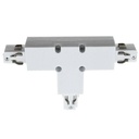 Rigid tee for surface mounted three-phase rail - LEFT