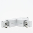Rigid tee for surface mounted three-phase rail - LEFT