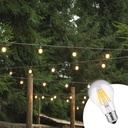 LED Filament Bulb E27 60 - 8W - Transparent