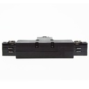 Rigid tee for surface mounted three-phase rail - LEFT
