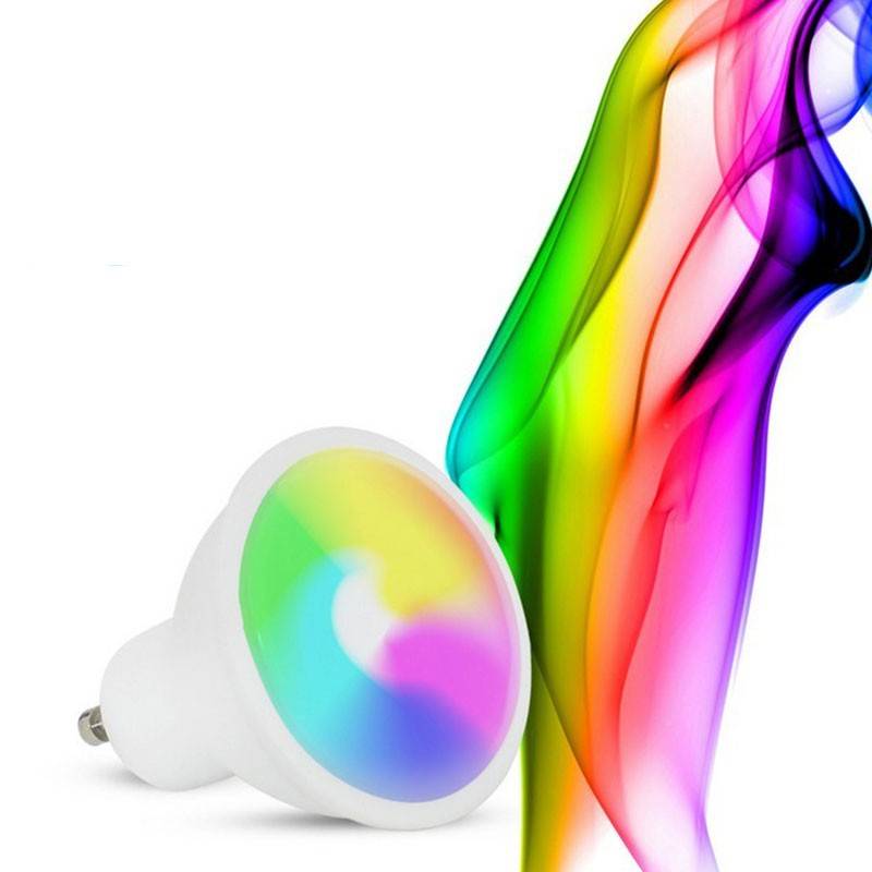 GU10 RGBW 5W LED Bulb GU10 RGBW 5W with remote control