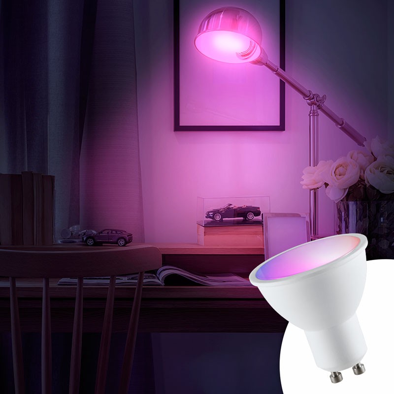 GU10 RGBW 5W LED Bulb GU10 RGBW 5W with remote control