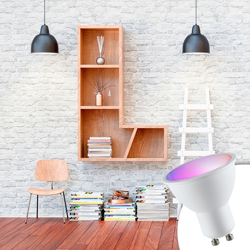 GU10 RGBW 5W LED Bulb GU10 RGBW 5W with remote control