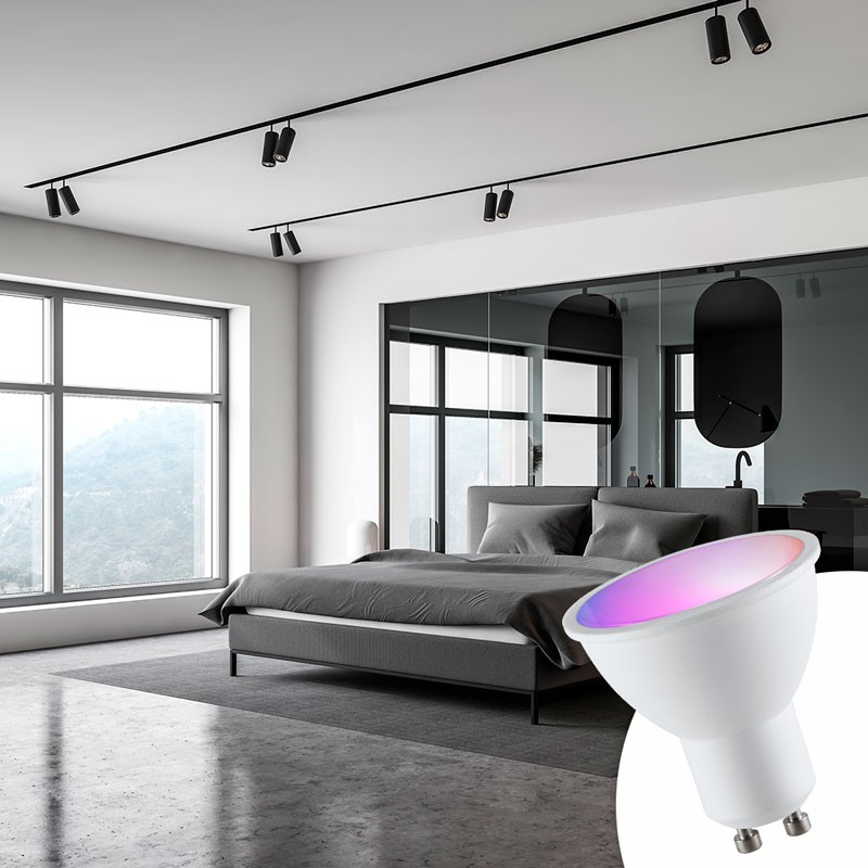 GU10 RGBW 5W LED Bulb GU10 RGBW 5W with remote control
