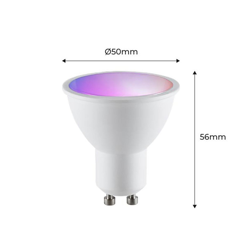 GU10 RGBW 5W LED Bulb GU10 RGBW 5W with remote control