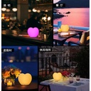 RGBW Rechargeable 1W 20cm IP65 LED RGBW RGBW Rechargeable 1W 20cm IP65 LED Heart Light