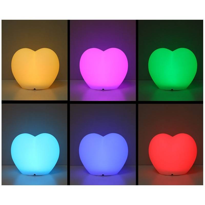 RGBW Rechargeable 1W 20cm IP65 LED RGBW RGBW Rechargeable 1W 20cm IP65 LED Heart Light