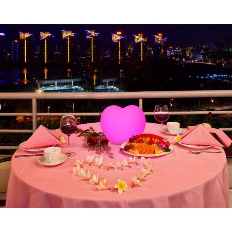 RGBW Rechargeable 1W 20cm IP65 LED RGBW RGBW Rechargeable 1W 20cm IP65 LED Heart Light