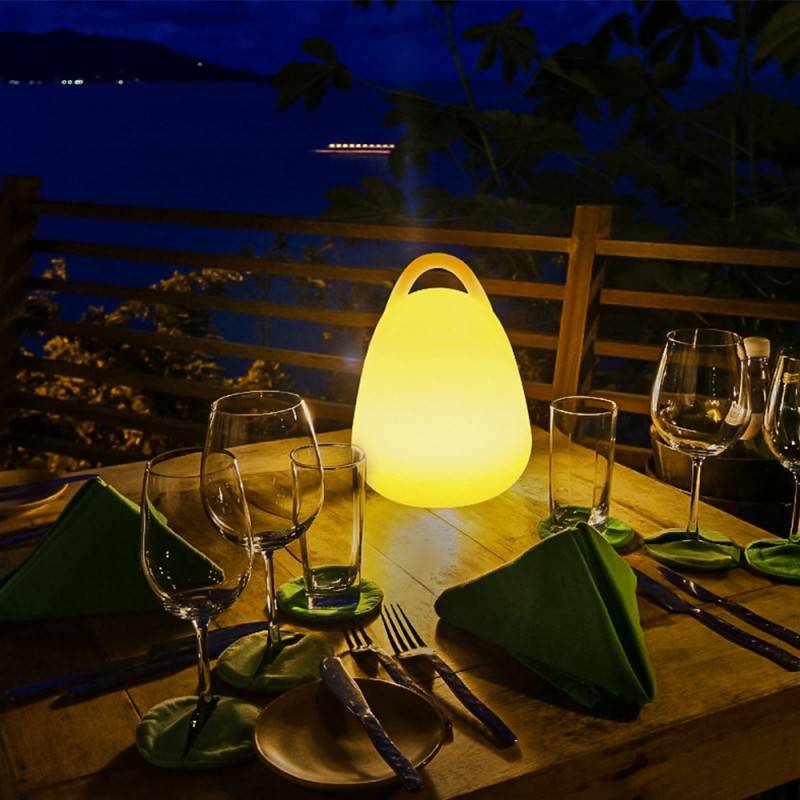 Wireless LED Table Lamp - 2.4W- RGBW - Rechargeable - IP65