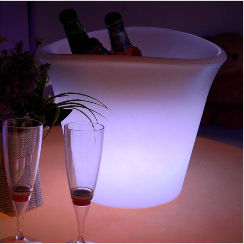 RGBW 1.2W LED Ice Bucket, 38x28cm, IP65, Rechargeable