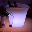 RGBW 1.2W LED Ice Bucket, 38x28cm, IP65, Rechargeable
