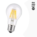 LED Filament Bulb E27 60 - 8W - Transparent
