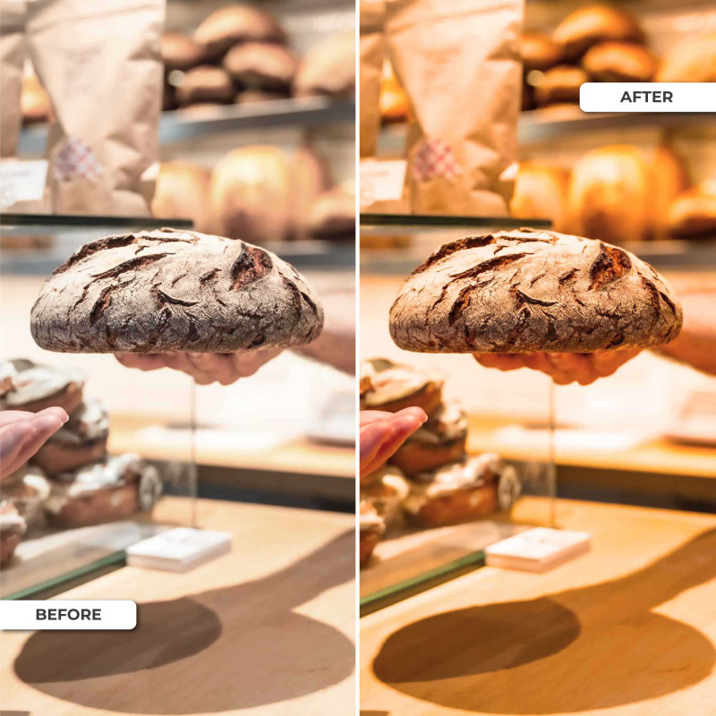 Special LED downlight for bakery - 44W - Driver Philips - Cut Ø210 mm