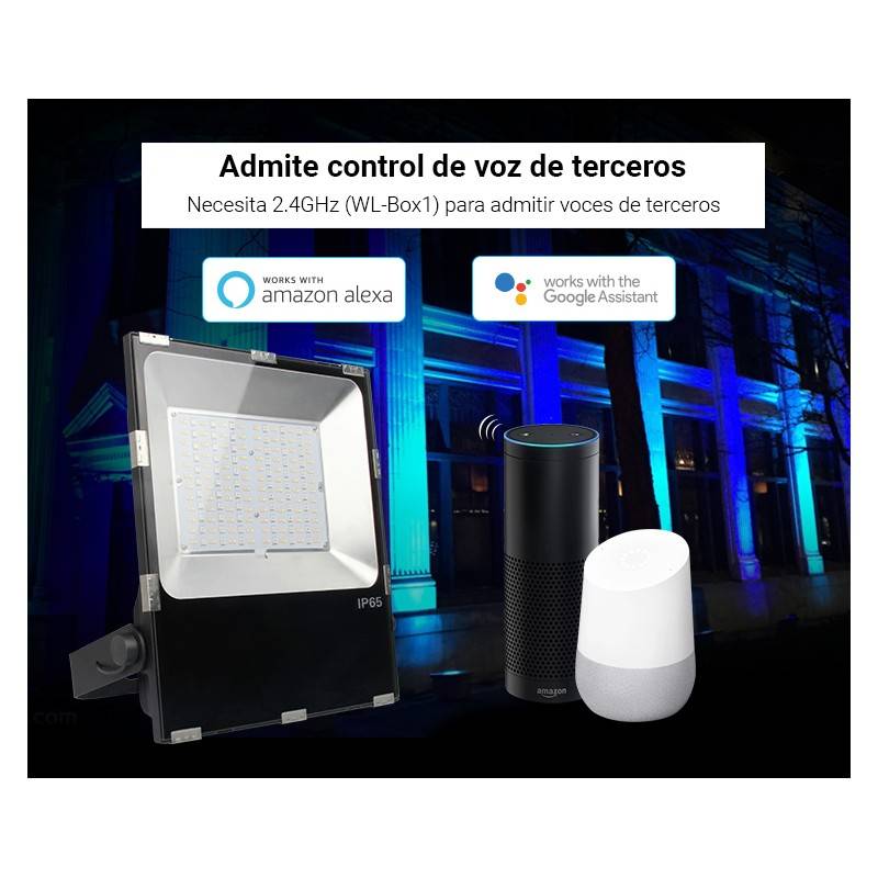 Outdoor LED floodlight 100W RGB+CCT : MI LIGHT