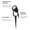 6W RGB+CCT LED garden spotlight with spike | Mi Light