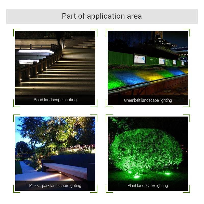 LED garden spotlight with spike 15W RGB+CCT RF/WiFi control : Mi Light