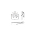 LED garden spotlight with spike 15W RGB+CCT RF/WiFi control : Mi Light