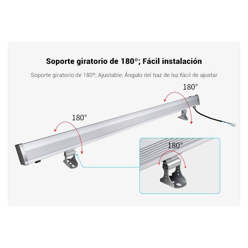 LED Wall Washer RGB+CCT 48W RF/WiFi control : Mi Light