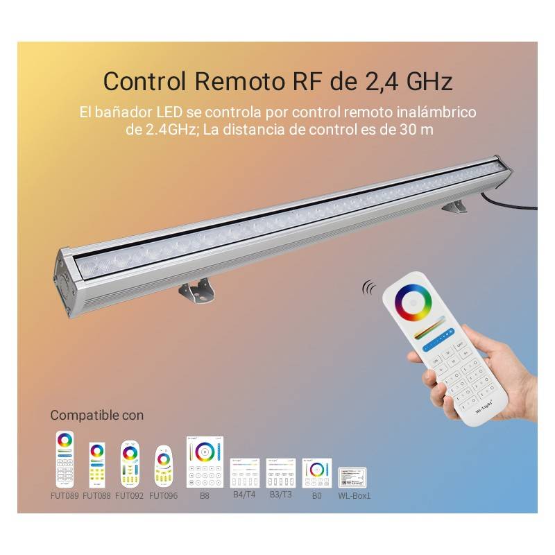 LED Wall Washer RGB+CCT 48W RF/WiFi control : Mi Light