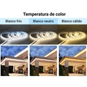 24V DC COB LED Strip - 12W/m - 10mm - IP20 - 10 meters roll - Cut every 5cm