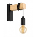 Rustic wooden wall sconces "RUDER".