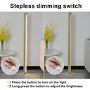 Wooden floor lamp "FLOAK" 24W dimmable