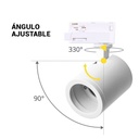 LED Track Spotlight Single Phase GU10 Orientable