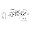160º square PIR wall-mounted motion sensor