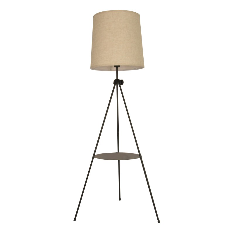 Tripod Floor Lamp with Table "Madison".