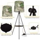 Tripod Floor Lamp with Table "Madison".