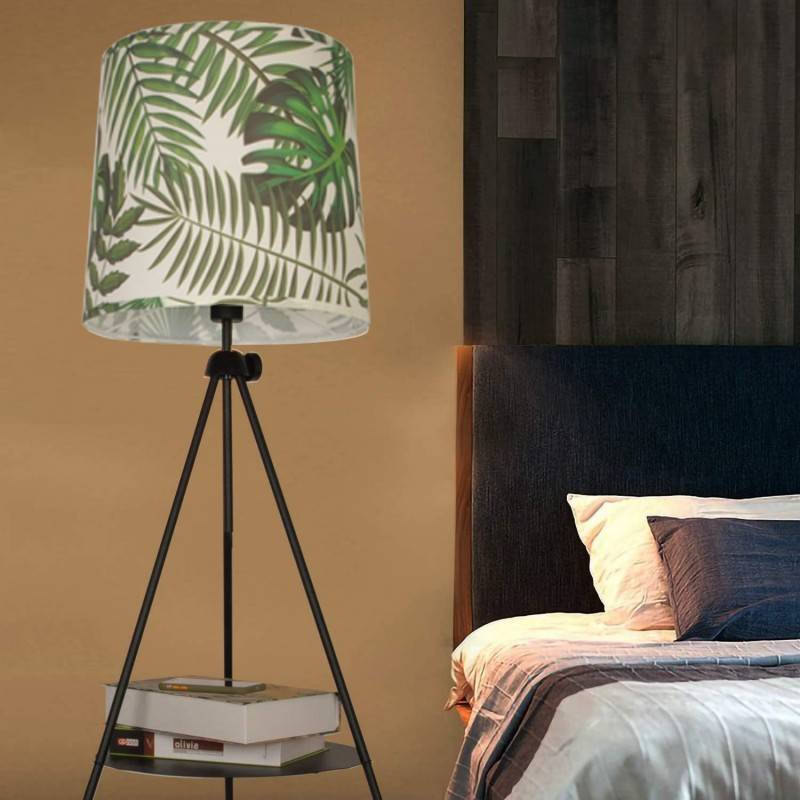 Tripod Floor Lamp with Table "Madison".