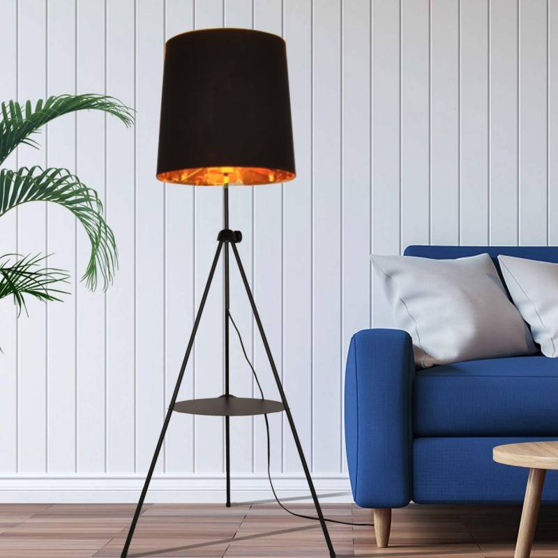 Tripod Floor Lamp with Table "Madison".