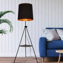 Tripod Floor Lamp with Table "Madison".