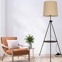 Tripod Floor Lamp with Table "Madison".