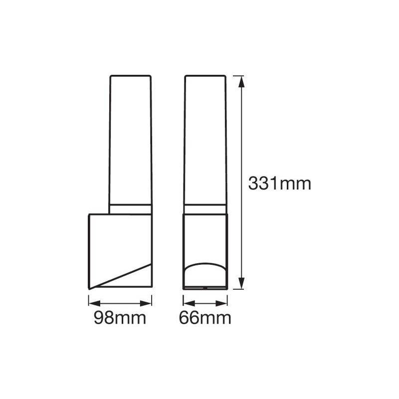 Outdoor Wall Light SMART WIFI RGBW FLARE WALL